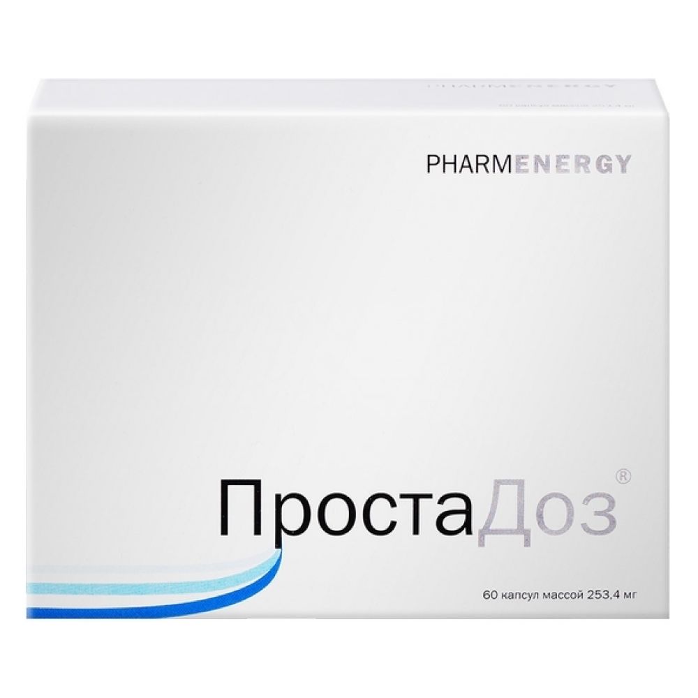 ПростаДоз капс. 253,4мг №60 – купить в аптеке по цене 2 501,00 руб в  Москве. ПростаДоз капс. 253,4мг №60: инструкция по применению, отзывы, код  товара: 85543