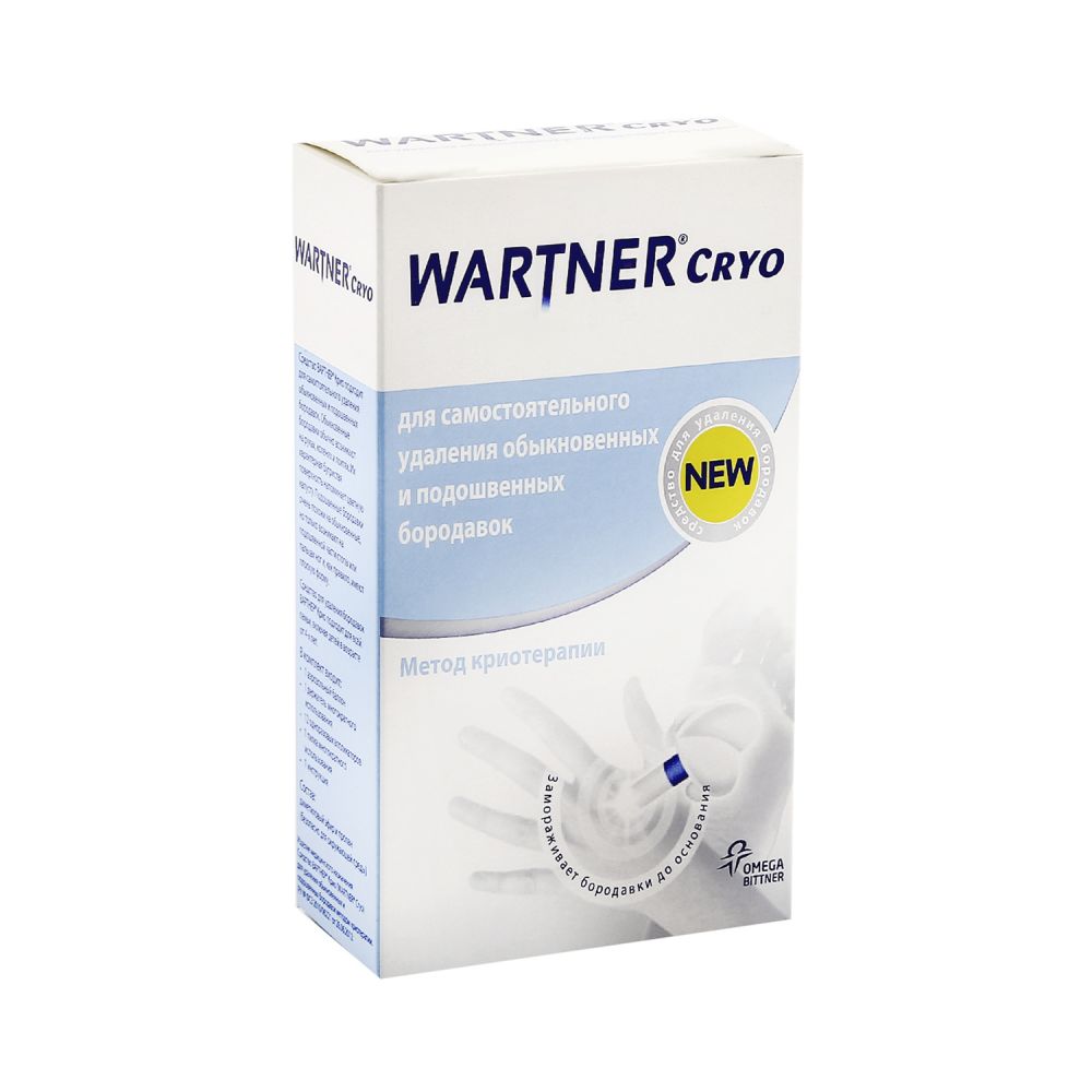 Вартнер средство Крио д/удаления бородавок 50мл (Омега Техника) купить в  Салехарде по низкой цене в интернет аптеке Ригла | код товара:89932