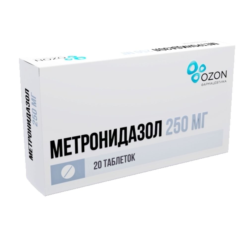 Метронидазол таб. 250мг №20 – купить в аптеке по цене 44,50 руб в Москве.  Метронидазол таб. 250мг №20: инструкция по применению, отзывы, код товара:  94345