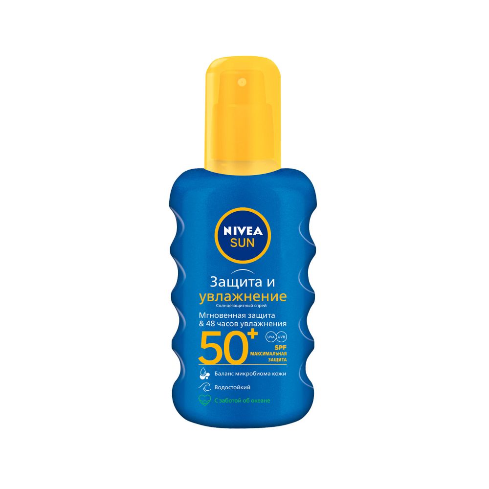 Nivea защита и увлажнение 50. Нивея детский солнцезащитный крем +50. крем нивея от солнца детский 50 spf. nivea спрей солнцезащитный. спрей от солнца 50 нивеа.