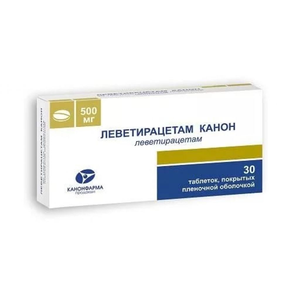 Леветирацетам-Канон таб.п/о плен. 500мг №30 – купить в аптеке по цене  876,00 руб в Москве. Леветирацетам-Канон таб.п/о плен. 500мг №30:  инструкция по применению, отзывы, код товара: 98545