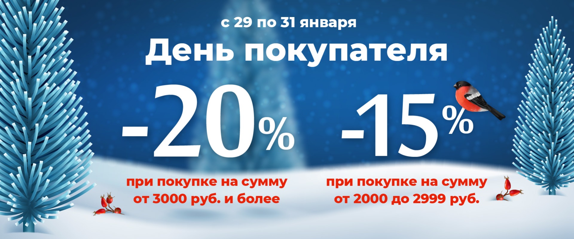 Январские скидки